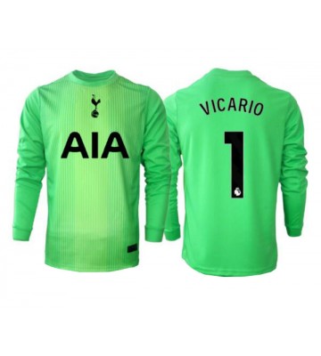 Tottenham Hotspur Guglielmo Vicario #1 Målmand Hjemmebanetrøje 2025-26 Langærmet